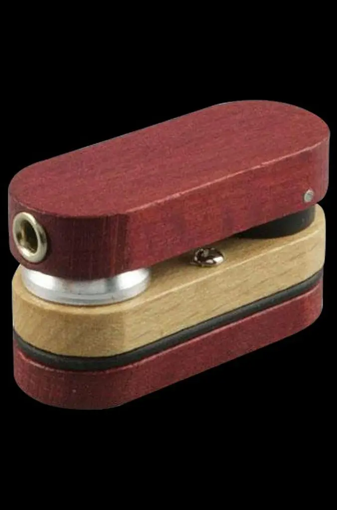 Twist-Out Mechanism Wooden Pipe – Easy-Clean Design 1
