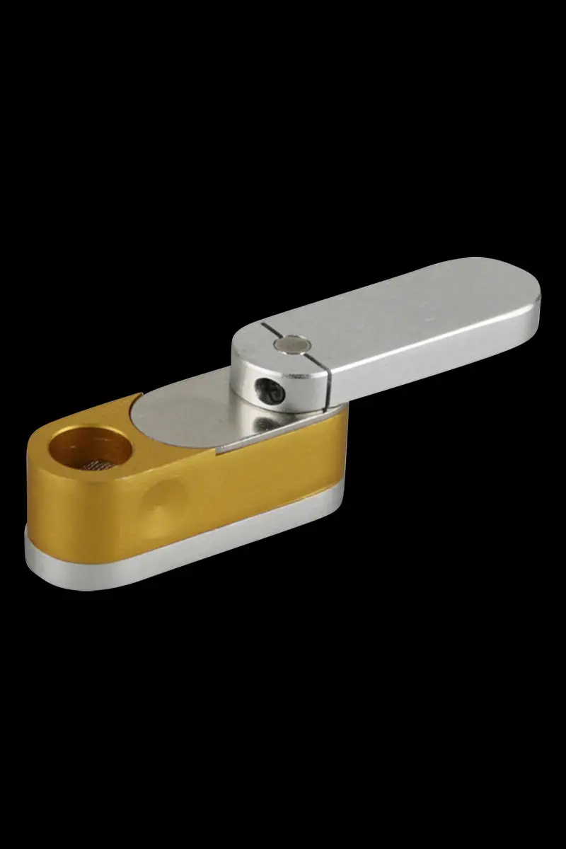 Two-Tone Metal Twist-Out Pipe With Built-In Storage 1