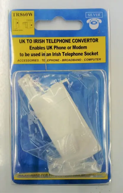 Uk-To-Ireland Telephone Line Converter – Tr860 Adapter For Cross-Border Landline Use 1