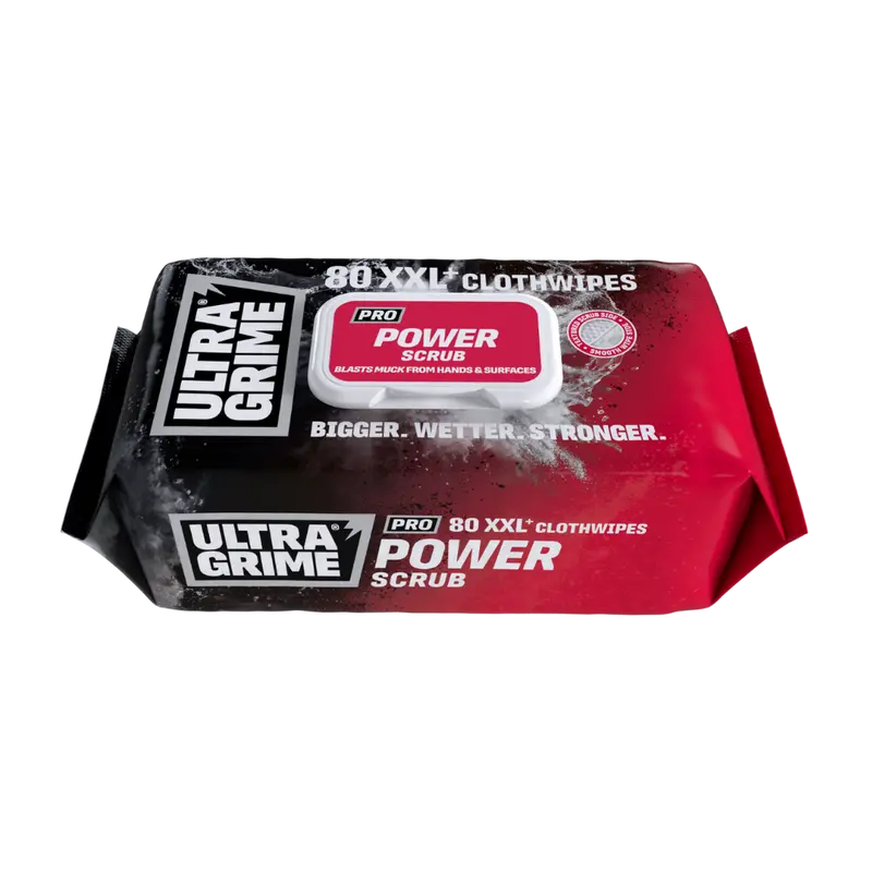 Ultragrime Pro Power Scrub Xxl Clothwipes – Heavy-Duty Cleaning Wipes 1