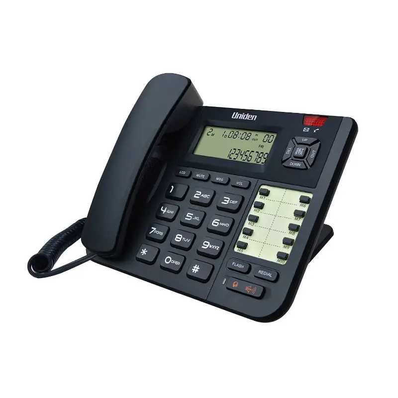 Uniden Ce8402 Corded Speakerphone – Black Desk Phone 1