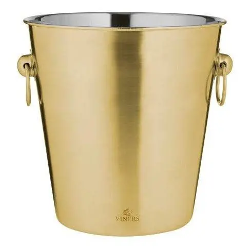 Viners Barware 4-Litre Gold-Tone Champagne Bucket 1