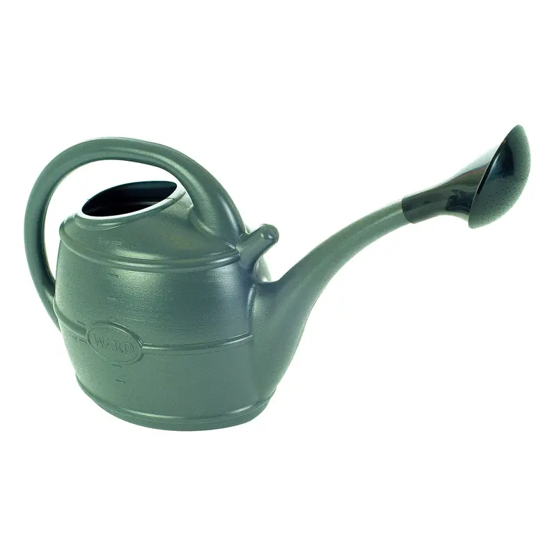 Ward 10-Litre Heavy-Duty Plastic Watering Can With Adjustable Rose Nozzle 1