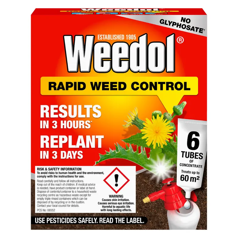 Weedol Path & Gravel Weed Killer – Concentrated Formula (6 Tubes) 1