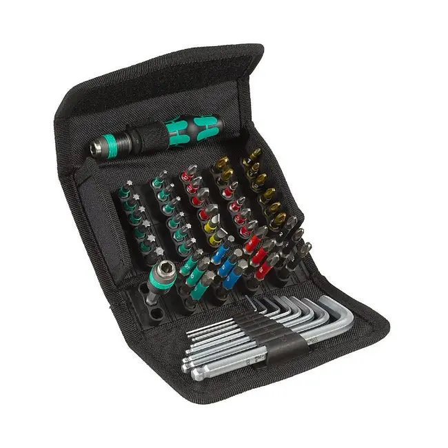 Wera 52-Piece Professional Bit Service Kit – Magnetic Storage Case Included 1