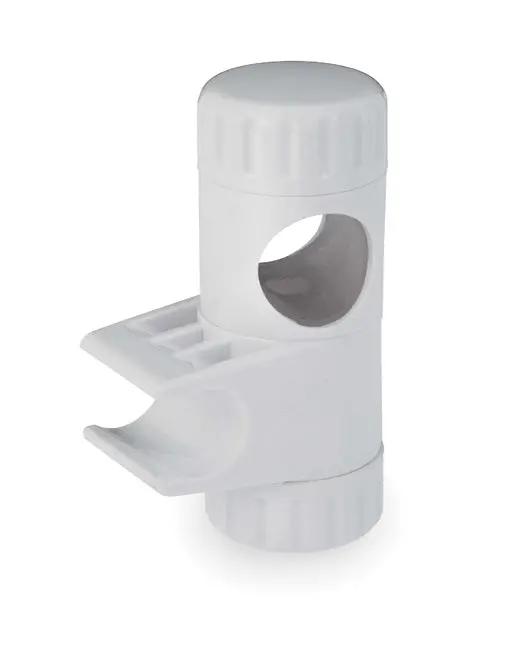 White Height-Adjustable Shower Head – Model Sh-905/Wh 1