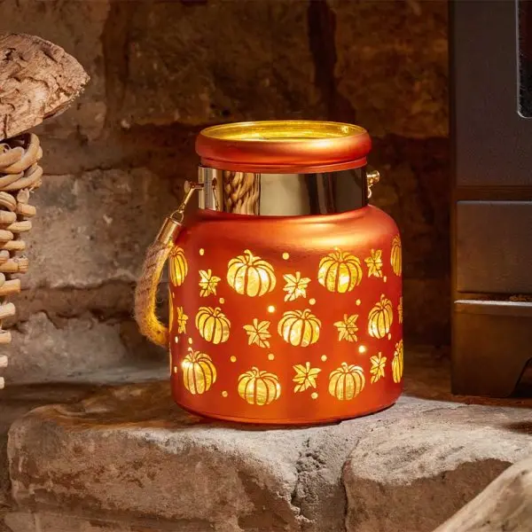 Wonderland Tealight Pumpkin Candle Holder – Enchanted Fall Table Decor 1