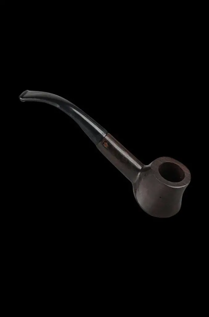 Wooden Half-Bent Sherlock Pipe 1