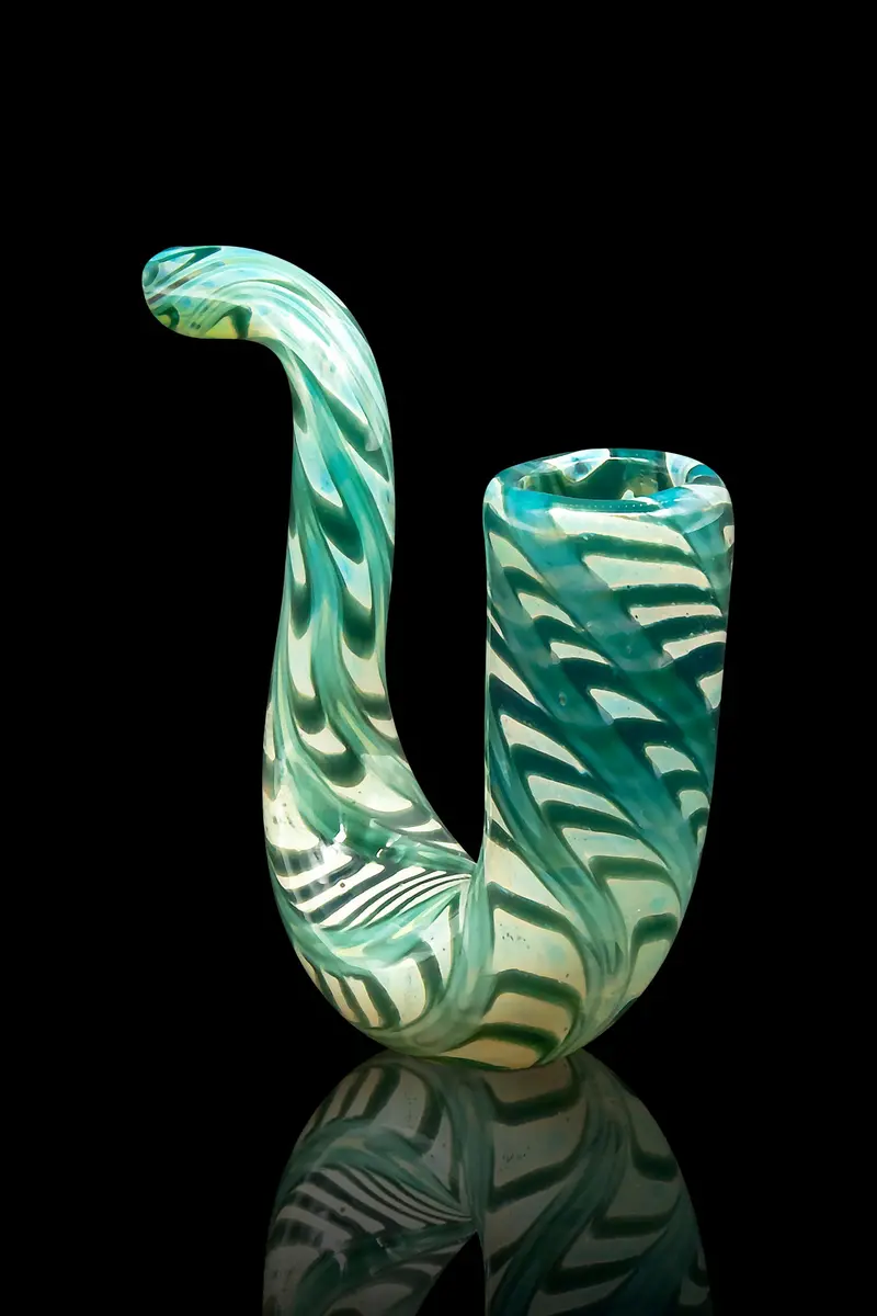 Wrap-N-Rake Silver-Fumed Sherlock Pipe 1