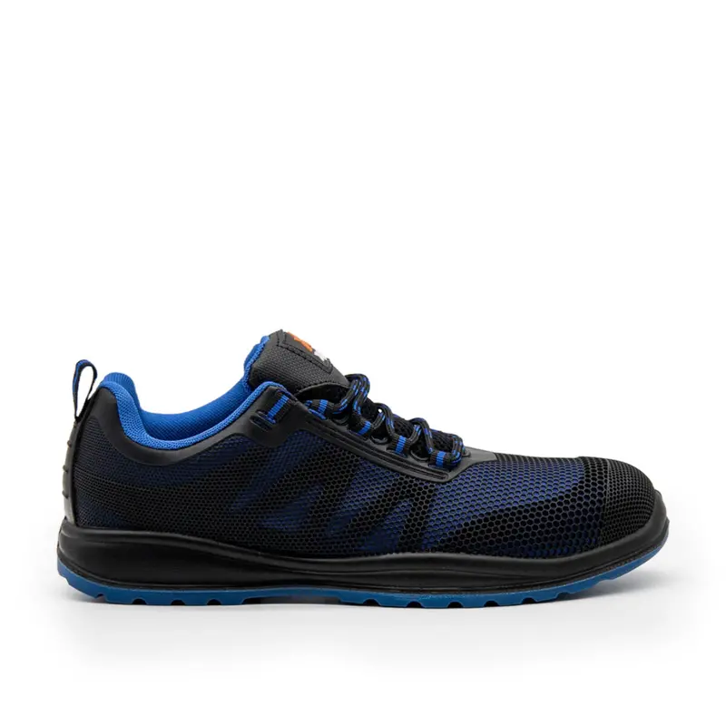 Xpert Bolt+ S1P Safety Trainers – Black/Blue, Slip-Resistant 1