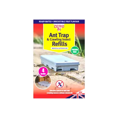 Zero In Ant Trap Refills – 4-Pack Replacement Cartridges 1