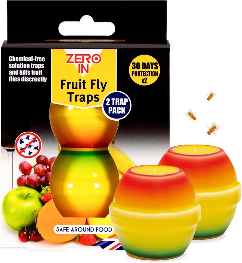 Zero In Fruit Fly Trap Kit – Twin Pack 1