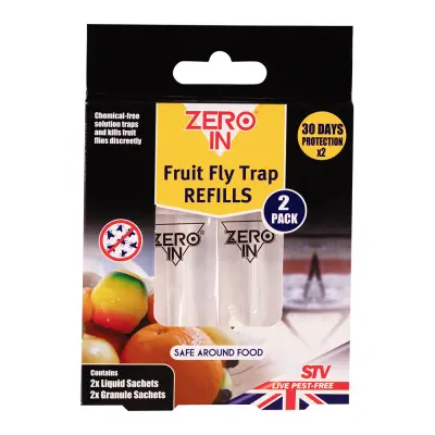 Zero In Fruit Fly Trap Refill Pack (2 Units) 1