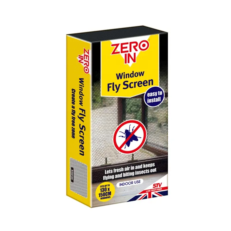 Zero In Window-Mount Fly Screen – Easy-Fit Insect Barrier 1