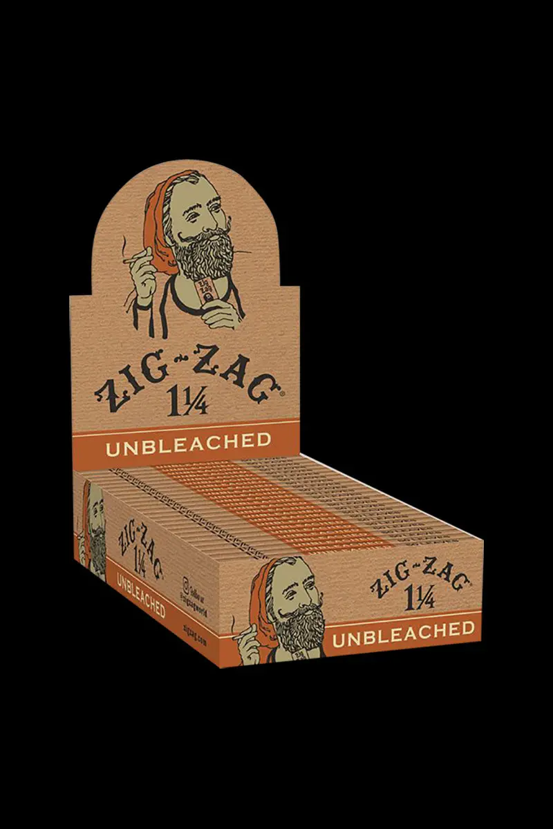 Zig-Zag 1¼ Inch Unbleached Rolling Papers – 24-Pack Eco-Friendly Pack 1