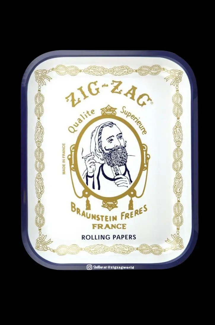 Zig-Zag Original Large Rolling Tray – Durable Surface For Prep & Portability 1