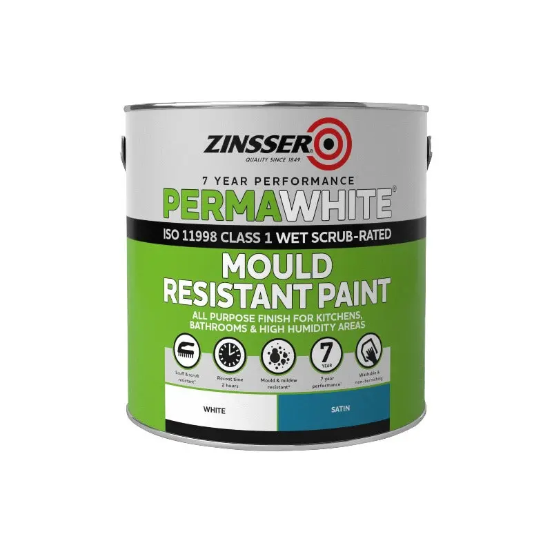 Zinsser Permawhite Mould-Resistant Interior Paint 1