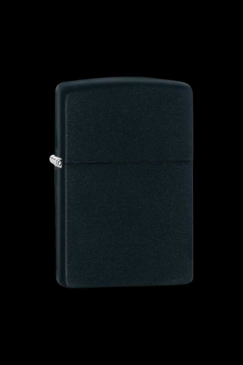 Zippo Black Matte Classic Windproof Lighter 1