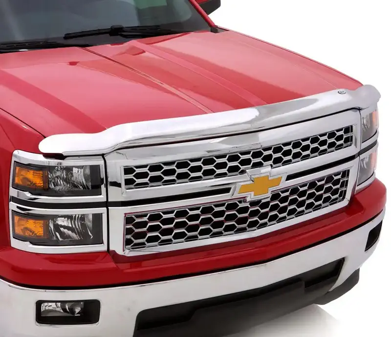 Auto Ventshade Chrome Hood Protector - Precision-Fit Shield (Model 680440) 1