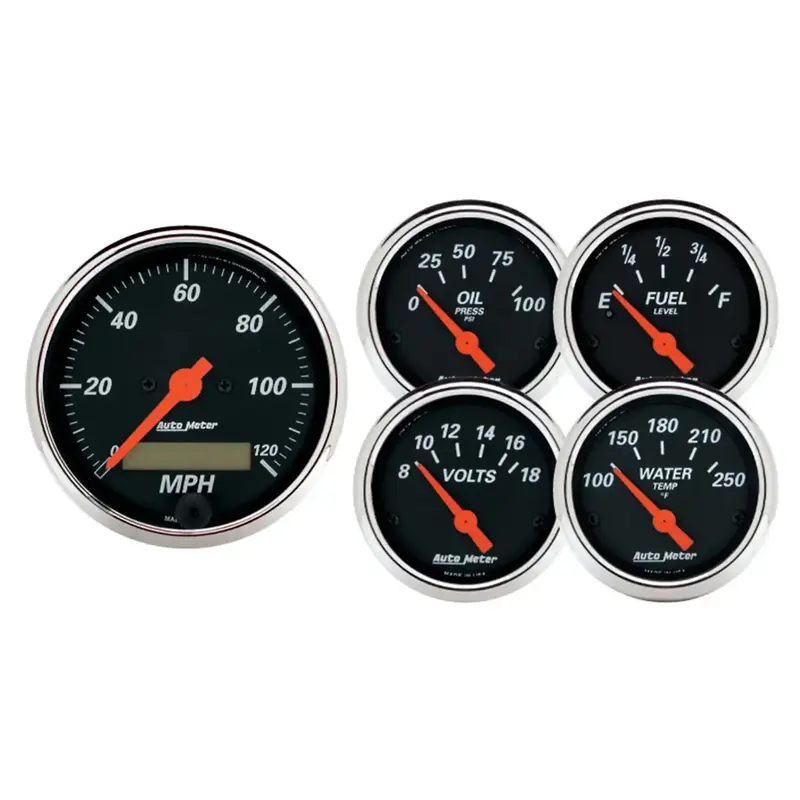 Autometer 1421 Mechanical Gauge With Traditional Perimeter Incandescent Lighting 1