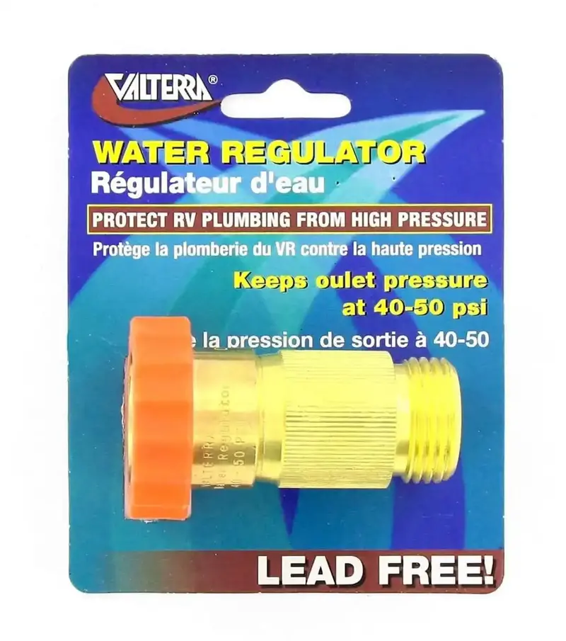 Brass Low-Pressure Regulator – 1/4" Compression Inlet 1