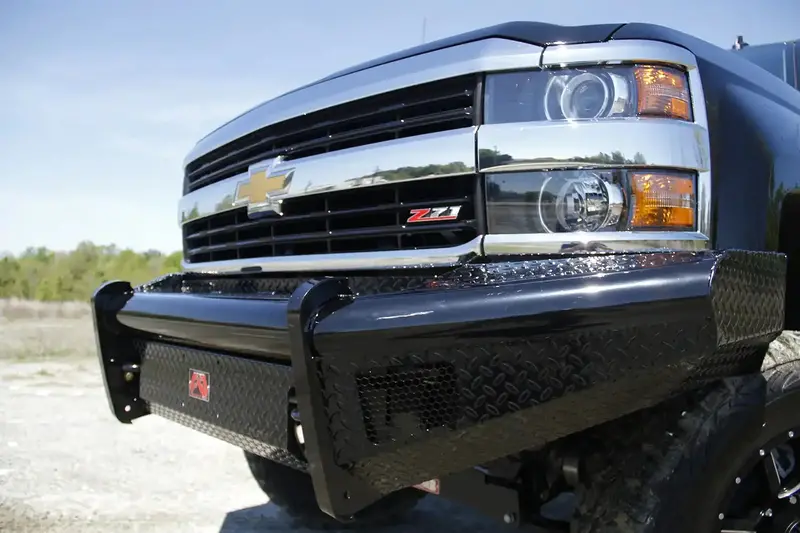 Fab Fours Black Steel Front Ranch Bumper – Model Ch08-S2061-1 1