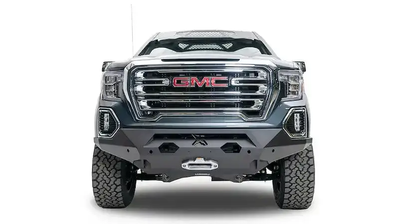 Fab Fours Gs19-X3951-1 Matrix Front Bumper – Two-Stage Black Powder Coat, D-Ring Ready 1