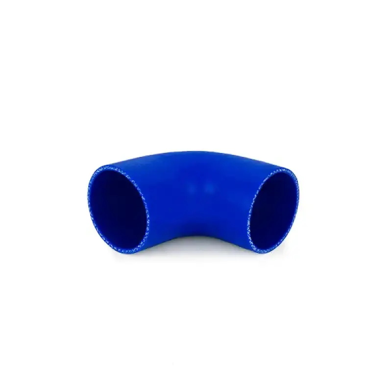 Mishimoto 2.75-Inch Blue 90-Degree Silicone Coupler 1