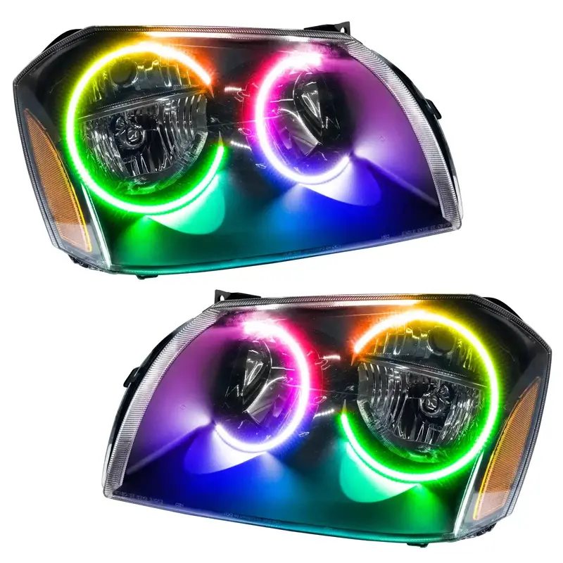 Oracle Lighting Colorshift Smd Headlights - Pre-Assembled, Black Bezel (Model 7156-334, No Controller Included) 1