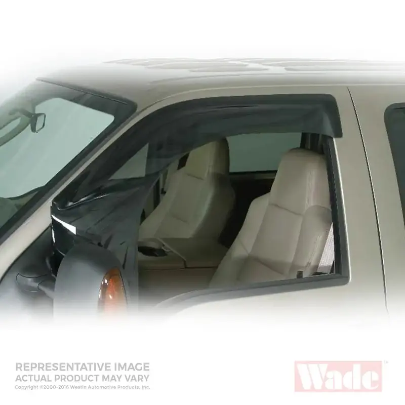 Westin 72-87460 Smoke-Tinted Wind Deflector – Two-Piece Front Windguard For Aerodynamic Efficiency 1